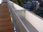 Balkonkästen aus Edelstahl